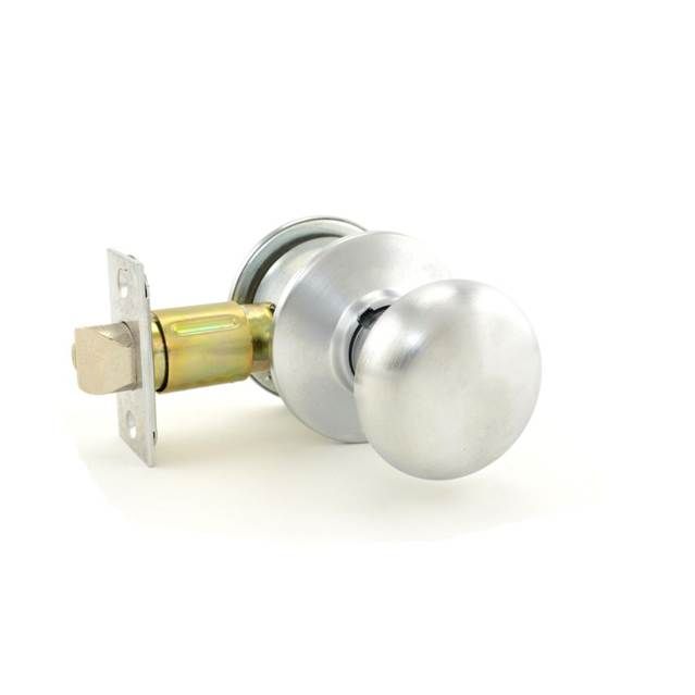 Schlage Commercial A25PLY626 A Series Exit Plymouth Lock with 11096 Latch and 10001 Strike Satin Chrome Finish Sparrow Supply