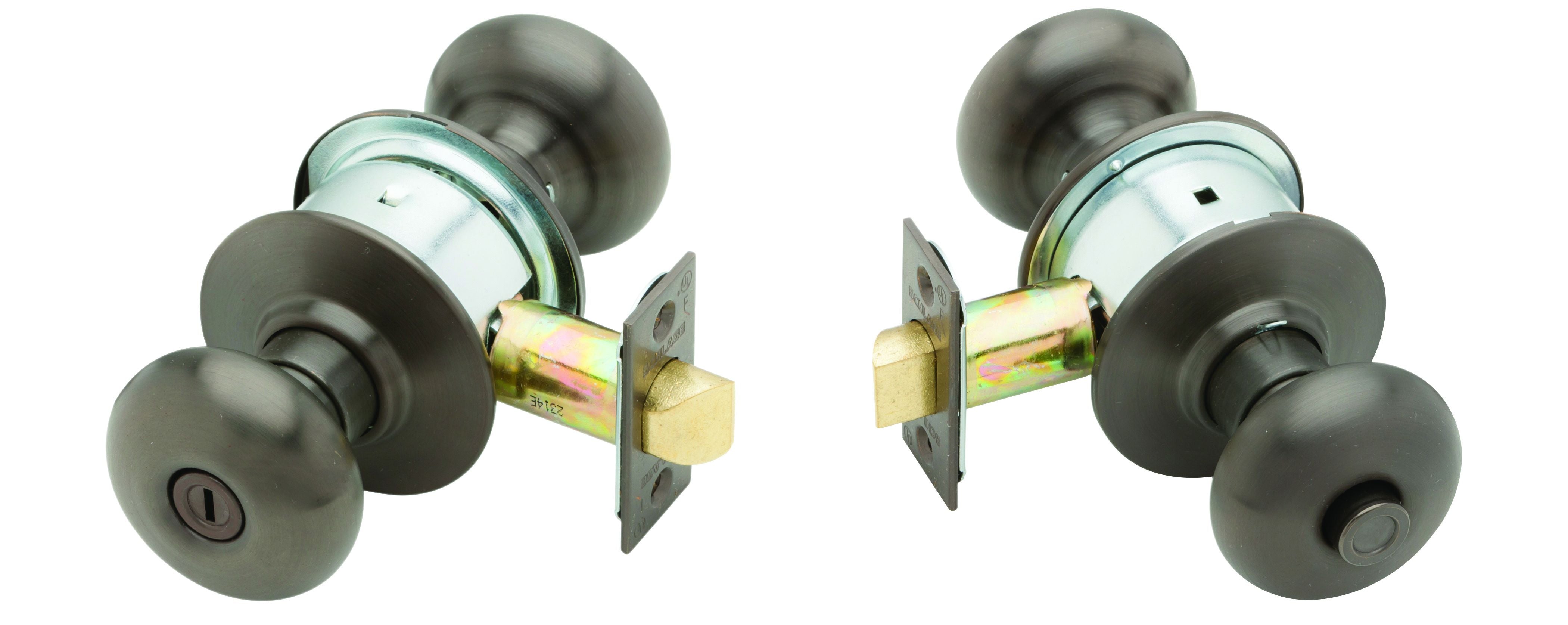 Schlage Commercial A40PLY613 A Series Privacy Plymouth Lock with 11116 Latch 10001 Strike Oil Rubbed Bronze Finish Sparrow Supply
