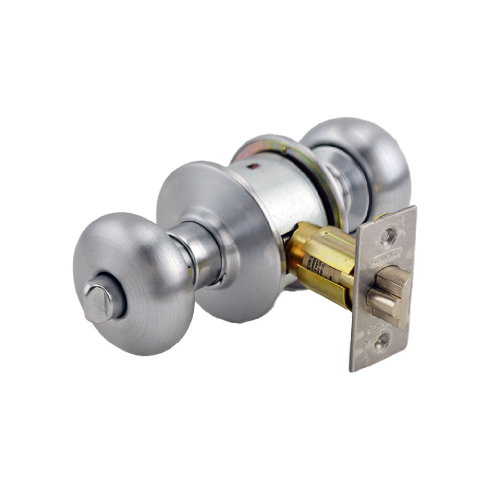 Schlage Commercial A53PPLY626 A Series Entry Plymouth Lock C Keyway with 11096 Latch 10001 Strike Satin Chrome Finish Sparrow Supply