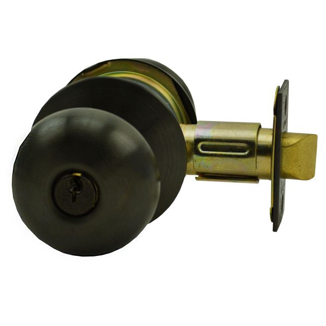 Schlage Commercial A80PPLY613 A Series Storeroom Plymouth Lock C Keyway with 11096 Latch 10001 Strike Oil Rubbed Bronze Finish Sparrow Supply