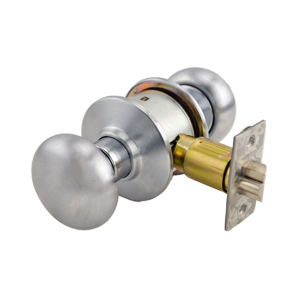 Schlage Commercial A80PPLY626 A Series Storeroom Plymouth Lock C Keyway with 11096 Latch 10001 Strike Satin Chrome Finish Sparrow Supply
