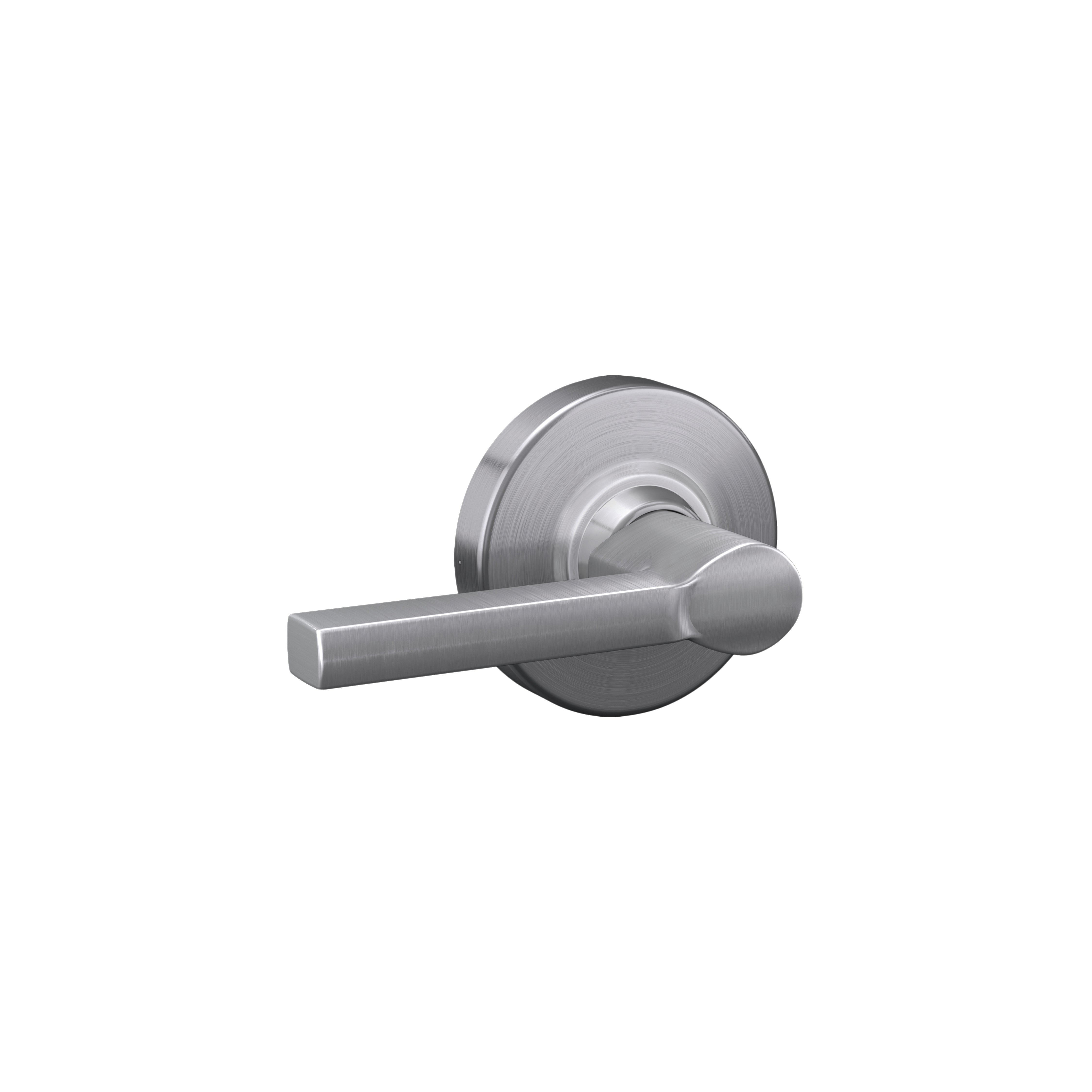 Schlage Commercial ALX10LAT626 ALX Series Grade 2 Passage Latitude Lever Lock with 47267038 2-3/4" Springlatch and 47267101 ANSI Strike Satin Chrome Finish Sparrow Supply
