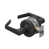 Schlage Commercial ALX10SAT622 ALX Series Grade 2 Passage Saturn Lever Lock with 47267038 2-3/4" Springlatch and 47267101 ANSI Strike Matte Black Finish Sparrow Supply