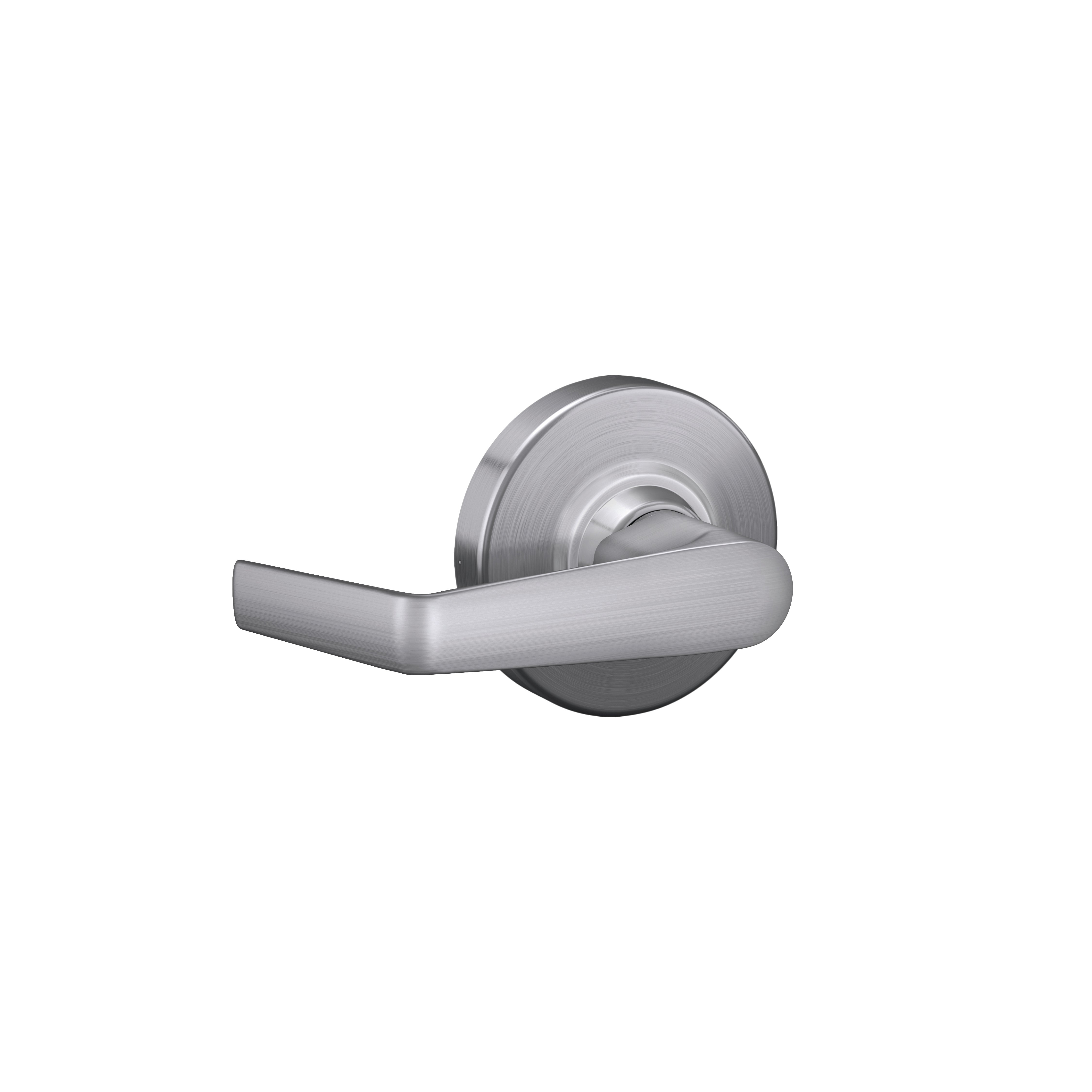Schlage Commercial ALX10SAT626 ALX Series Grade 2 Passage Saturn Lever Lock with 47267038 2-3/4" Springlatch and 47267101 ANSI Strike Satin Chrome Finish Sparrow Supply