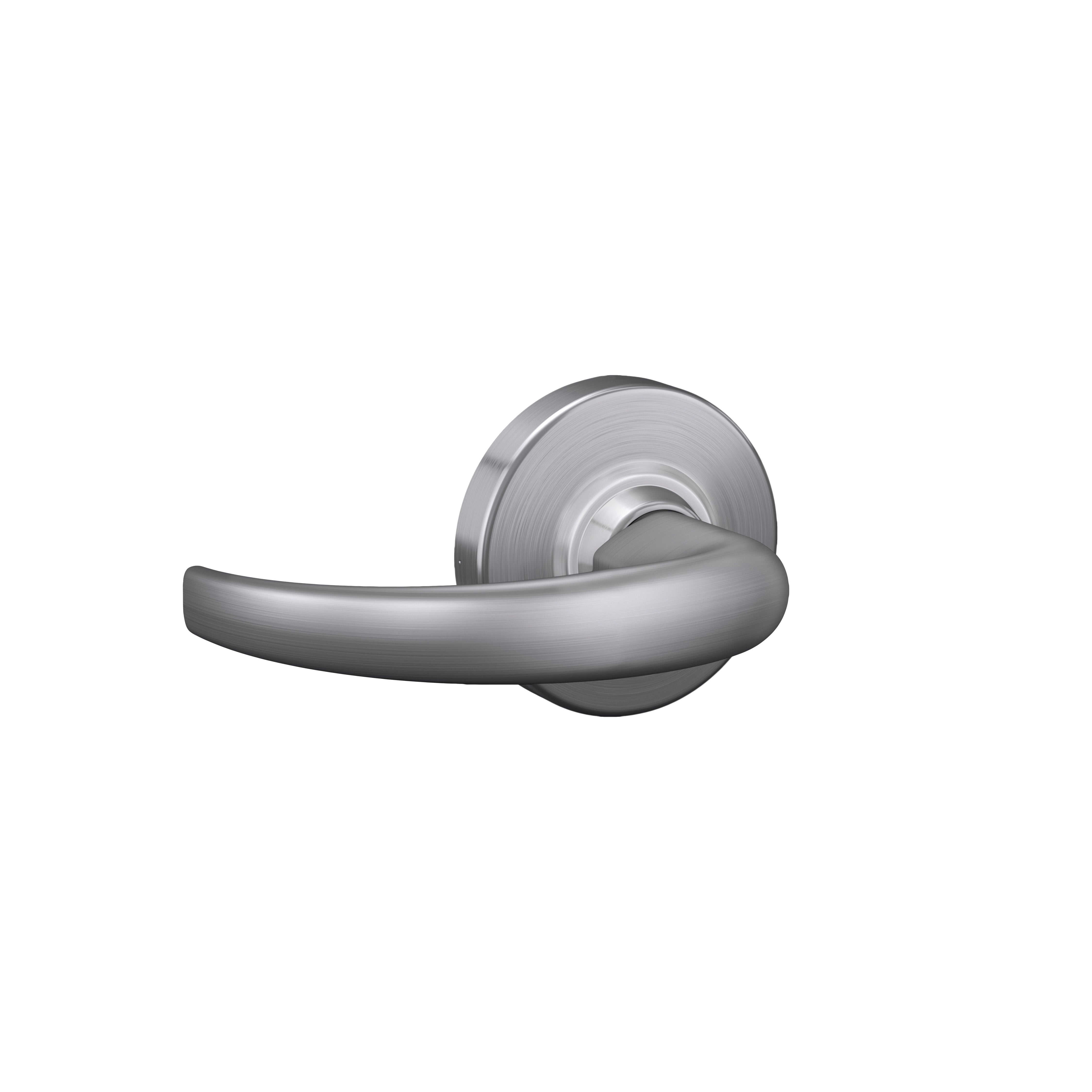 Schlage Commercial ALX10SPA626 ALX Series Grade 2 Passage Sparta Lever Lock with 47267038 2-3/4" Springlatch and 47267101 ANSI Strike Satin Chrome Finish Sparrow Supply