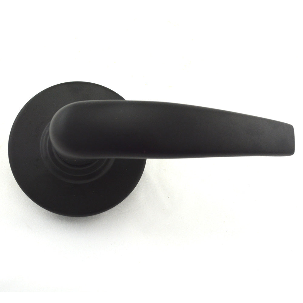 Schlage Commercial ALX170ATH622 ALX Series Grade 2 Single Dummy Athens Lever Trim Matte Black Finish Sparrow Supply