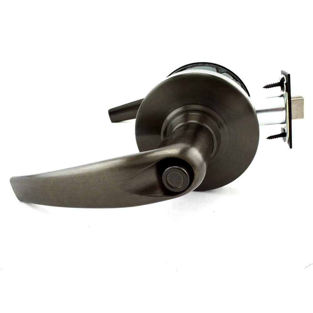 Schlage Commercial ALX40ATH613 ALX Series Grade 2 Privacy Athens Lever Lock with 47267038 2-3/4" Springlatch and 47267101 ANSI Strike Oil Rubbed Bronze Finish Sparrow Supply