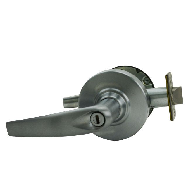 Schlage Commercial ALX40ATH626 ALX Series Grade 2 Privacy Athens Lever Lock with 47267038 2-3/4" Springlatch and 47267101 ANSI Strike Satin Chrome Finish Sparrow Supply