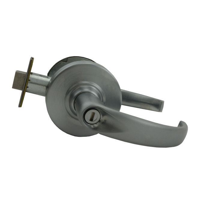 Schlage Commercial ALX40RHO626 ALX Series Grade 2 Privacy Rhodes Lever Lock with 47267038 2-3/4" Springlatch and 47267101 ANSI Strike Satin Chrome Finish Sparrow Supply