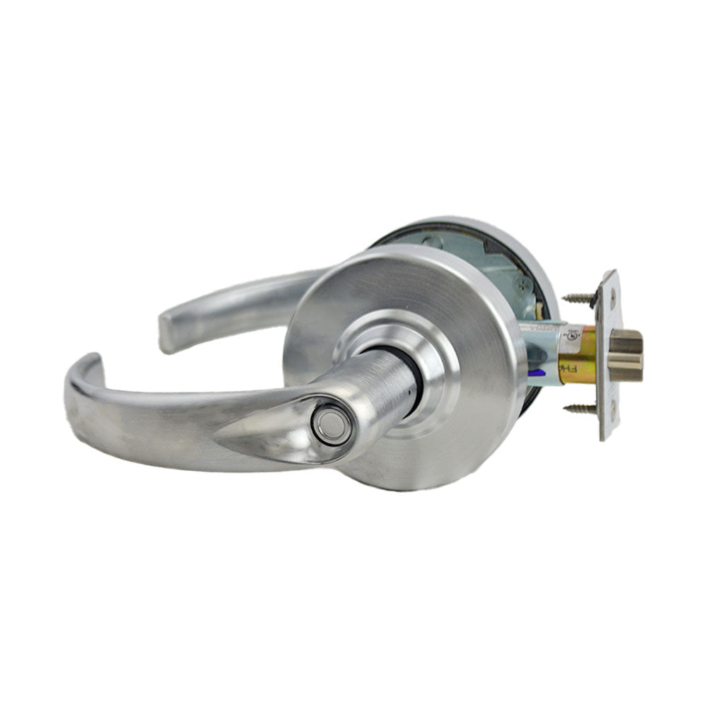 Schlage Commercial ALX50LSPA626 ALX Series Grade 2 Entry Office Sparta Lever Lock Less Cylinder with 47267042 2-3/4" Deadlatch and 47267101 ANSI Strike Satin Chrome Finish Sparrow Supply