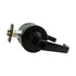 Schlage Commercial ALX53LSAT622 ALX Series Grade 2 Entry Saturn Lever Lock Less Cylinder with 47267042 2-3/4" Deadlatch and 47267101 ANSI Strike Matte Black Finish Sparrow Supply