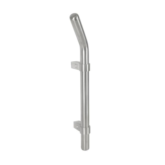 Trimco AP331E194630 Hands Free Adjustable Door Pull Straight with E Mounting for 1-3/4" Door Healthy Hardware Satin Stainless Steel Finish Sparrow Supply