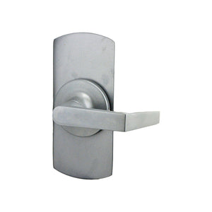 ASSA Abloy Accentra AU588F689 Augusta Lever with Escutcheon Dummy Free Wheeling Exit Device Trim 689 Aluminum Finish Sparrow Supply