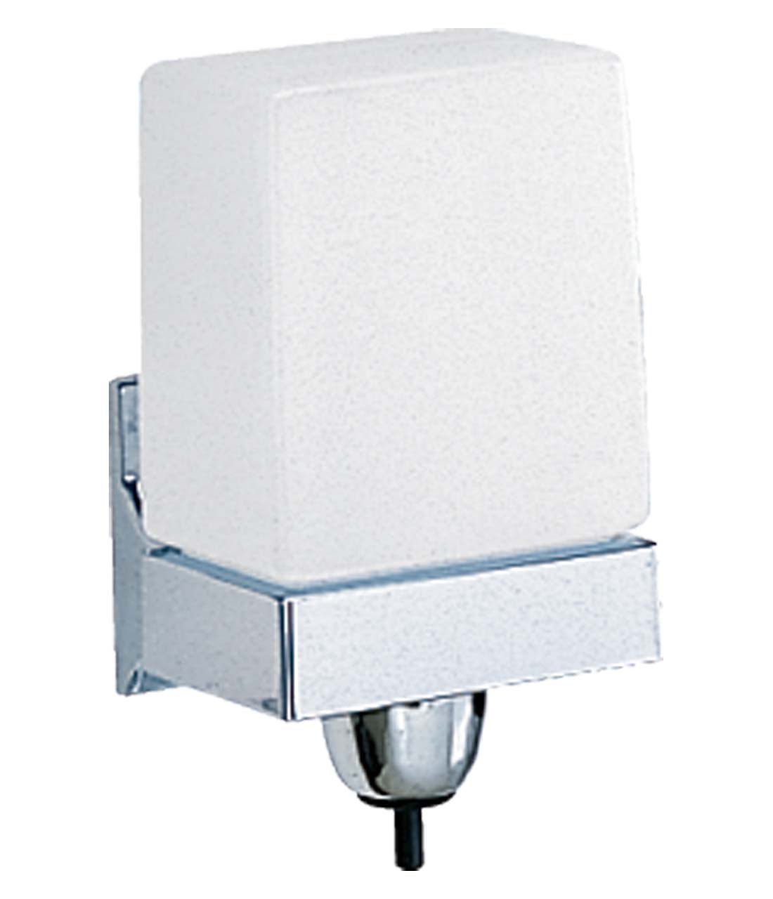 Bobrick B155 24 Ounce Liquid Soap Dispenser Satin Chrome Finish Sparrow Supply