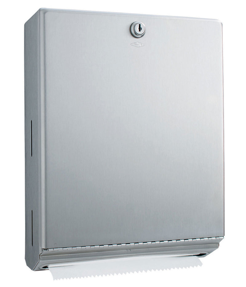Bobrick B262 Bathroom Dispensers - Satin Stainless Sparrow Supply