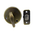 Schlage Commercial B560P609 Grade 2 Single Cylinder Deadbolt with C Keyway KA4 with 12287 Latch and 10094 Strike Antique Brass Finish Sparrow Supply