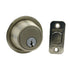 Schlage Commercial B562P619 Grade 2 Double Cylinder Deadbolt with C Keyway with 12287 Latch and 10094 Strike Satin Nickel Finish Sparrow Supply