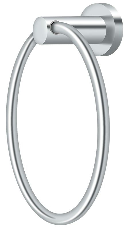 Deltana BBN2008-26 Towel Ring; BBN Series; Bright Chrome Finish