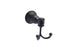 Pamex BC10BL22 Charleston Collection Double Robe Hook Matte Black Finish Sparrow Supply
