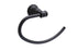 Pamex BC10BL32 Charleston Collection Metal Open Towel Ring Matte Black Finish Sparrow Supply