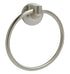 Pamex BC5SN30 Seal Beach Collection Metal Towel Ring Satin Nickel Finish Sparrow Supply