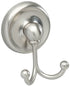 Pamex BC6SN22 Carmel Collection Double Robe Hook Satin Nickel Finish Sparrow Supply