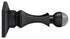 Deltana BDH35U19 3-1/2" Baseboard Door Bumper; Solid Brass; Black Finish Sparrow Supply