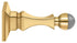 Deltana BDH35UCR003 3-1/2" Baseboard Door Bumper Solid Brass Lifetime Brass Finish Sparrow Supply