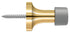 Deltana BDS125CR003 1-1/2" Baseboard Door Bumper; Solid Brass; Lifetime Brass Finish Sparrow Supply