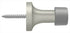 Deltana BDS125U15 1-1/2" Baseboard Door Bumper; Solid Brass; Satin Nickel Finish Sparrow Supply