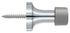 Deltana BDS125U26 1-1/2" Baseboard Door Bumper; Solid Brass; Bright Chrome Finish Sparrow Supply