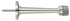 Deltana BDS30U14 3-1/4" Baseboard Door Bumper; Solid Brass; Bright Nickel Finish Sparrow Supply