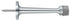 Deltana BDS30U26 3-1/4" Baseboard Door Bumper; Solid Brass; Bright Chrome Finish Sparrow Supply