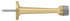 Deltana BDS30U4 3-1/4" Baseboard Door Bumper; Solid Brass; Satin Brass Finish