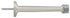 Deltana BDS425U15 4" Baseboard Door Bumper; Solid Brass; Satin Nickel Finish