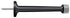 Deltana BDS425U19 4" Baseboard Door Bumper; Solid Brass; Black Finish