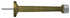 Deltana BDS425U5 4" Baseboard Door Bumper; Solid Brass; Antique Brass Finish