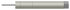 Deltana BDS450U15 Extension Baseboard Door Bumper; Solid Brass; Satin Nickel Finish