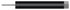 Deltana BDS450U19 Extension Baseboard Door Bumper; Solid Brass; Black Finish