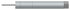 Deltana BDS450U26D Extension Baseboard Door Bumper; Solid Brass; Satin Chrome Finish