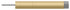 Deltana BDS450U4 Extension Baseboard Door Bumper; Solid Brass; Brushed Brass Finish Sparrow Supply