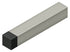Deltana BDSS40U15 4" Modern Square Heavy Duty Door Bumper; Steel; Satin Nickel Finish Sparrow Supply