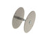 Don-Jo BF161SL Hole Filler Plate up to a 2-1/8" Hole Silver Plated Finish Sparrow Supply