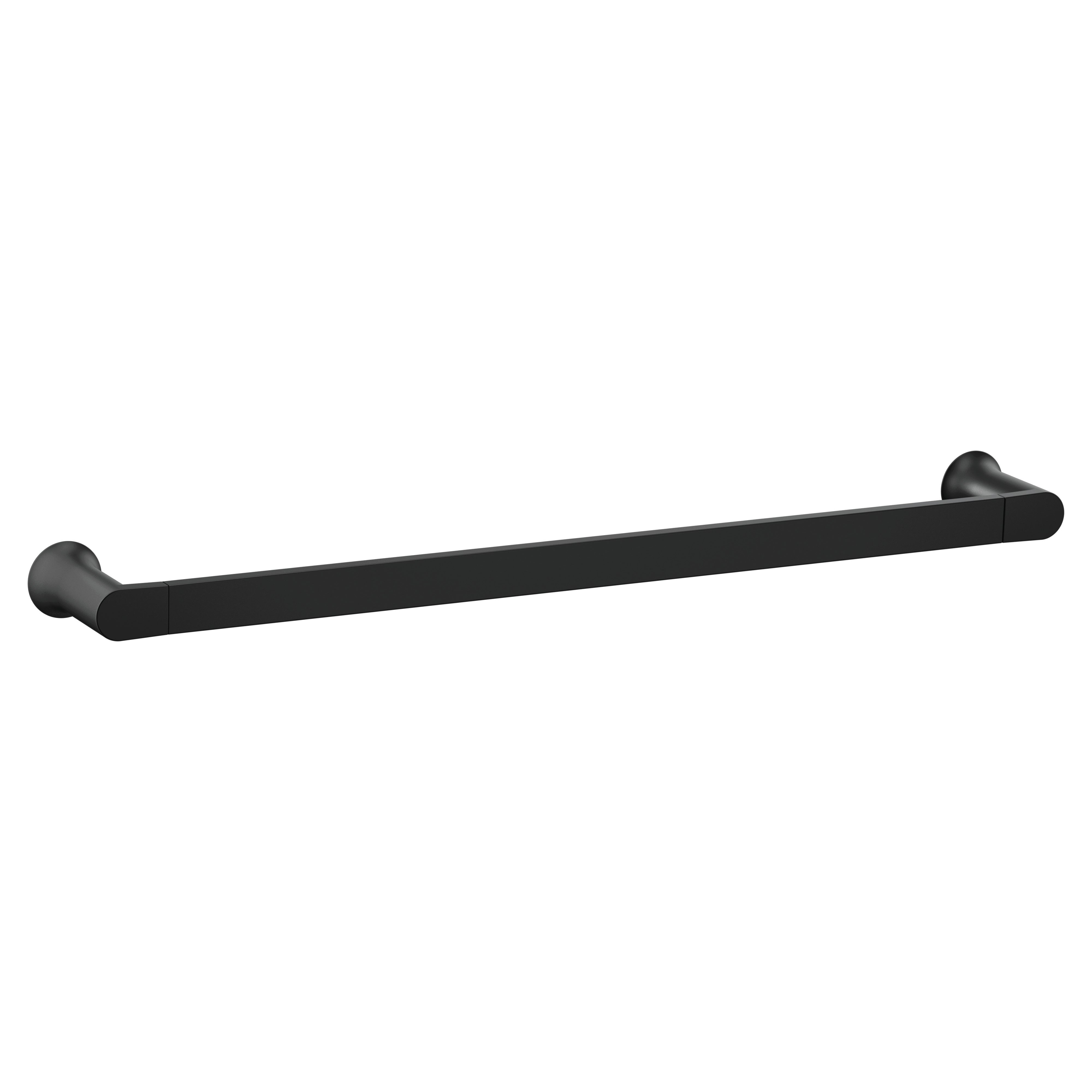 Moen BH3824BL Genta 24" Towel Bar Matte Black Finish Sparrow Supply