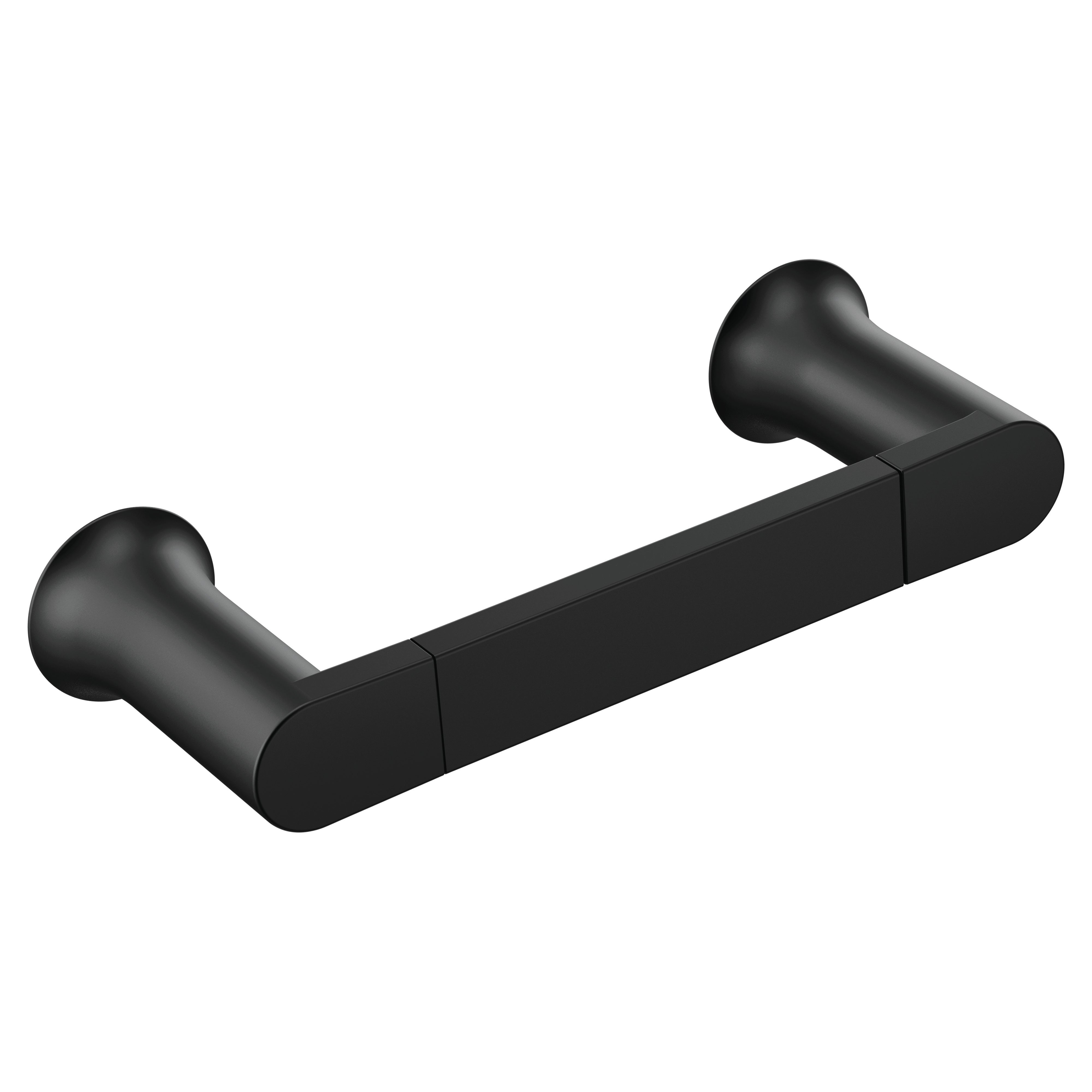 Moen BH3886BL Genta Towel Ring Matte Black Finish Sparrow Supply
