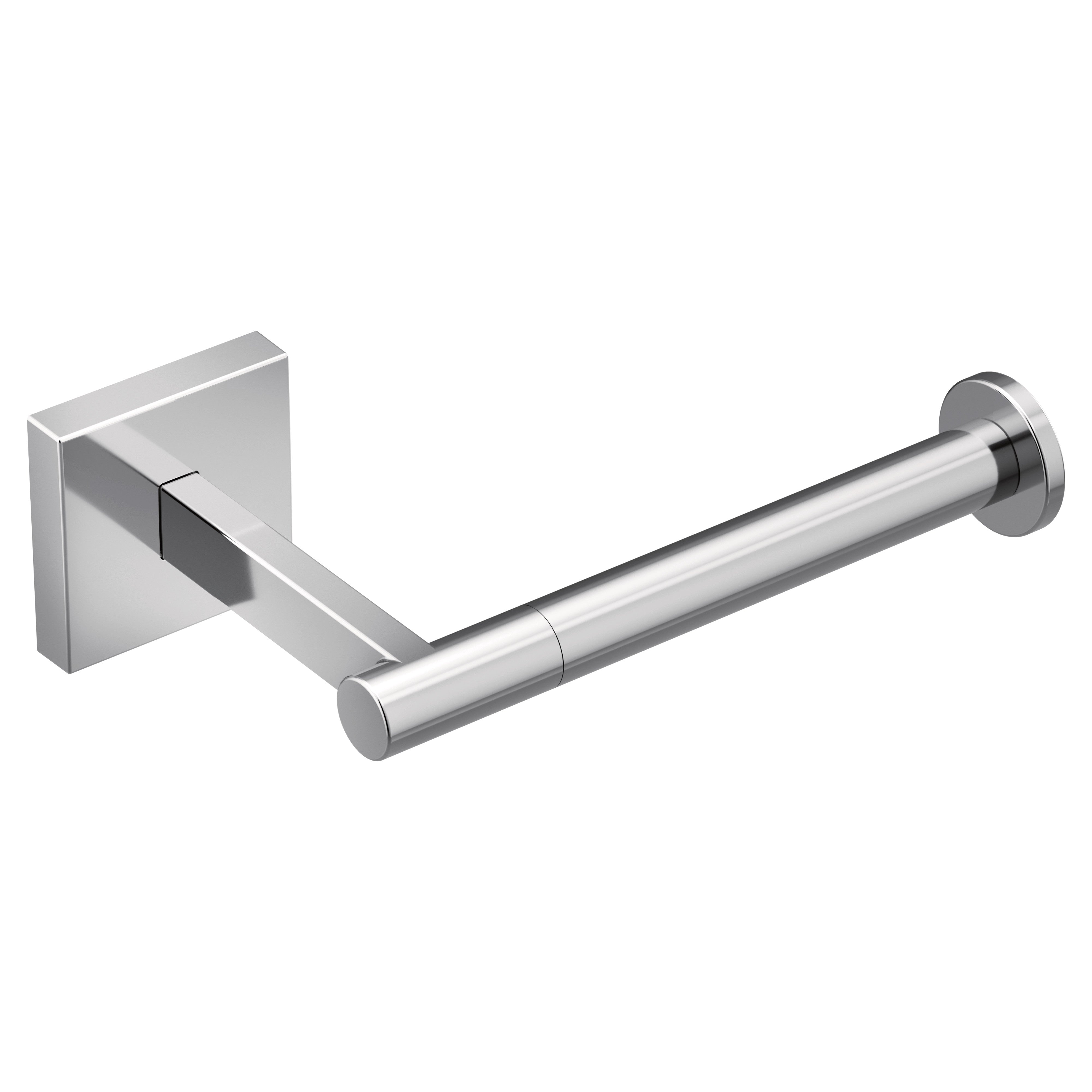 Moen BP1808CH Triva Single Post Paper Holder Bright Chrome Finish Sparrow Supply