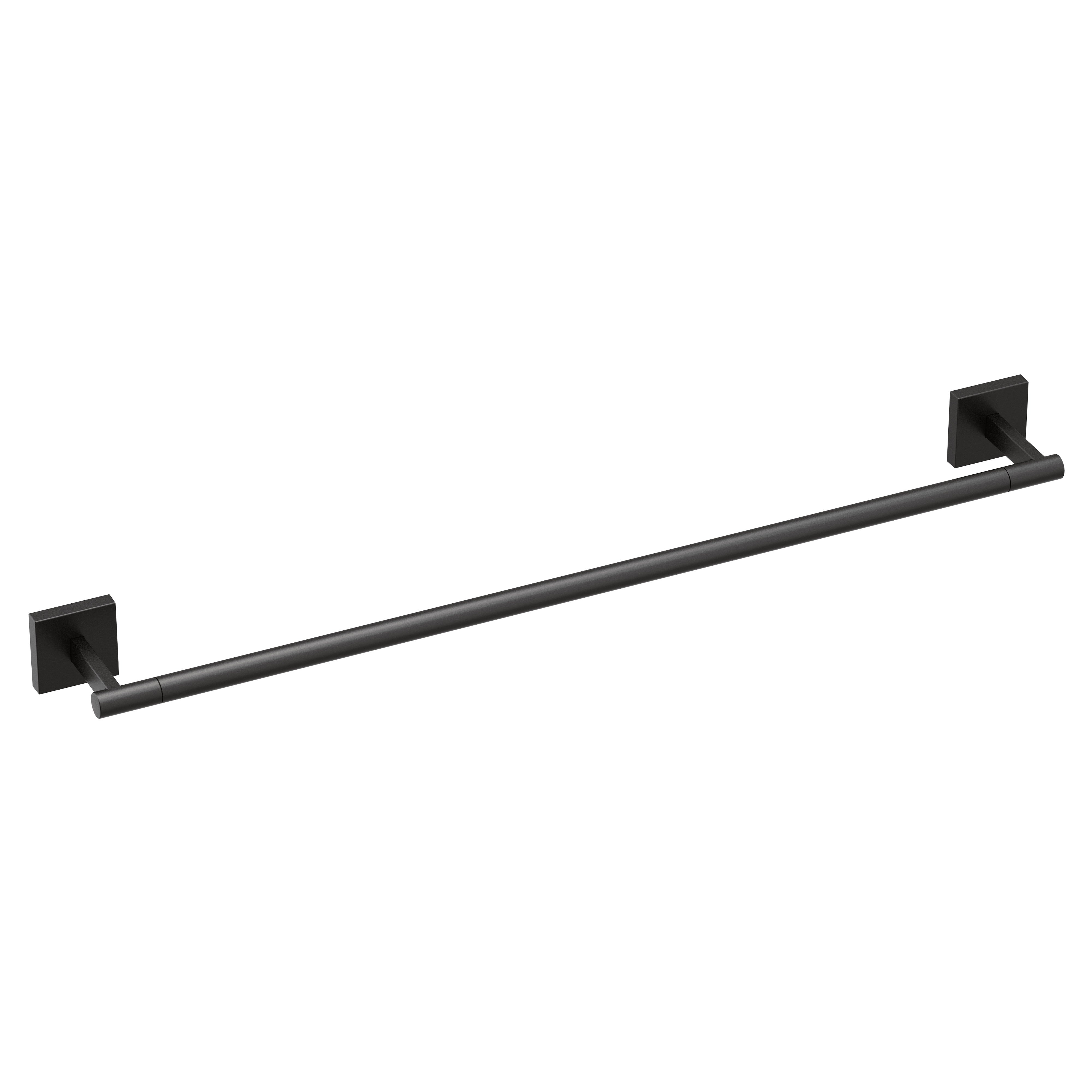 Moen BP1824BL Triva 24" Towel Bar Matte Black Finish Sparrow Supply