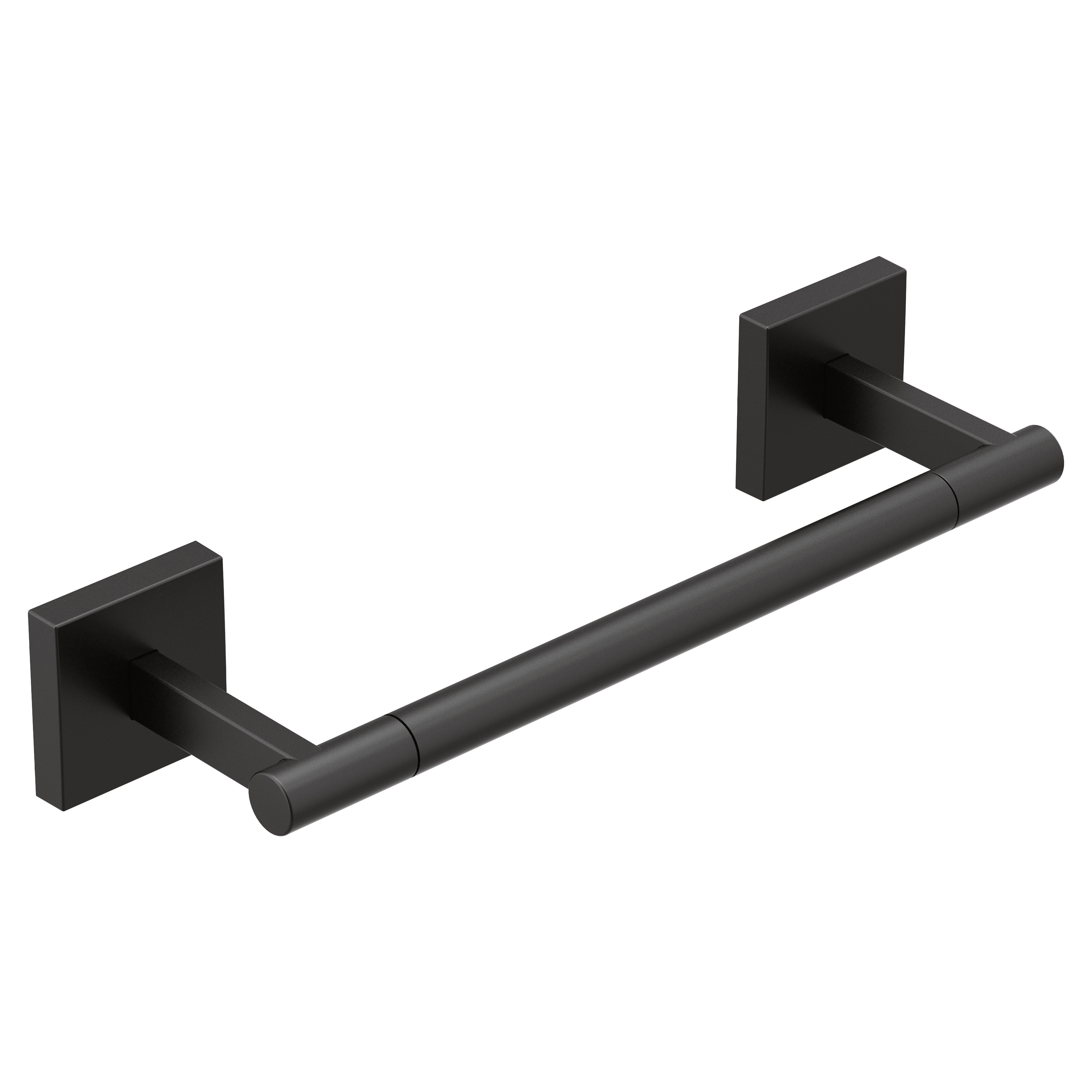 Moen BP1886BL Triva 9" Hand Towel Bar Matte Black Finish Sparrow Supply