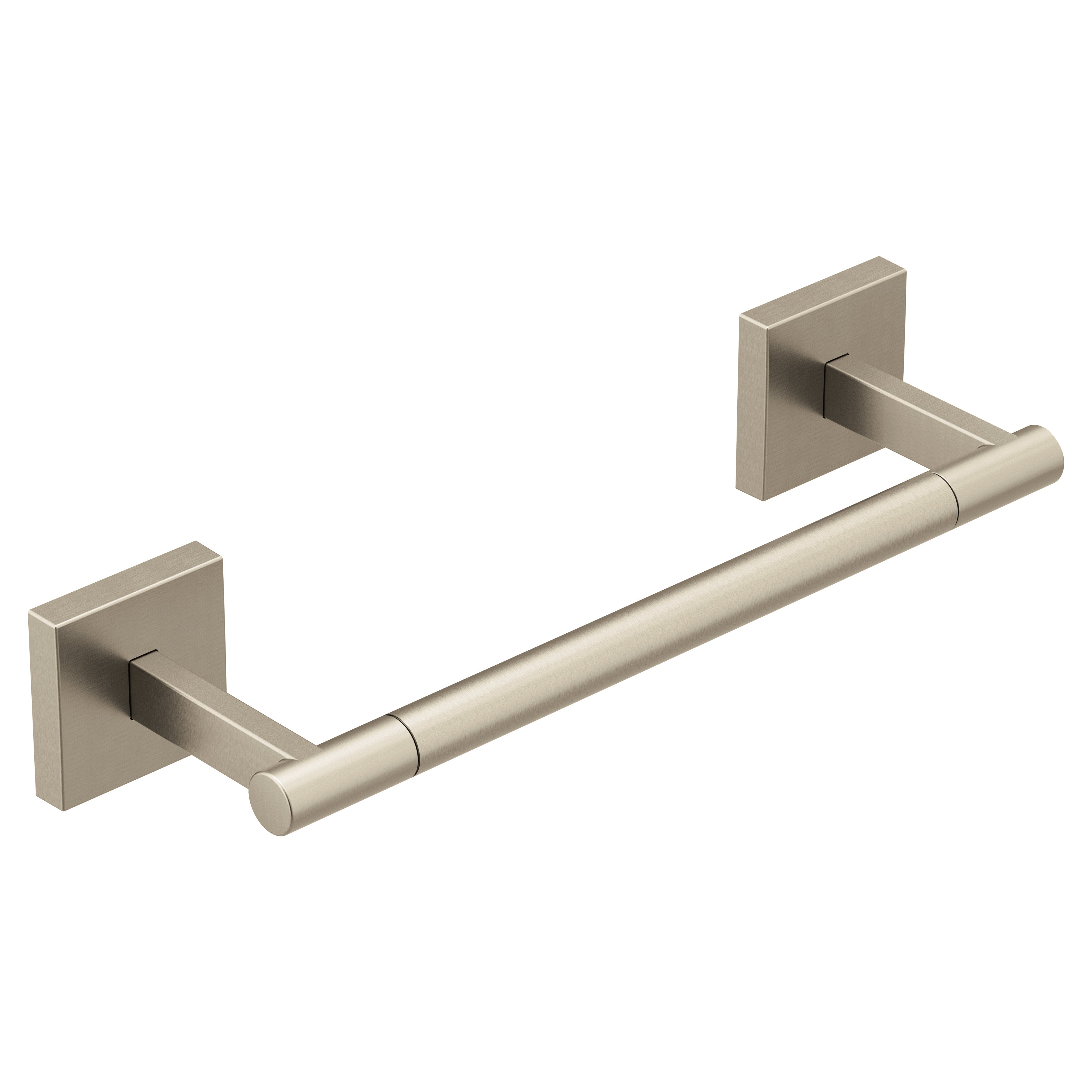 Moen BP1886BN Triva 9" Hand Towel Bar Brushed Nickel Finish Sparrow Supply