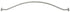 Pamex BSRCP573 5' Spacious Shower Rod with Flange Bright Chrome Finish Sparrow Supply